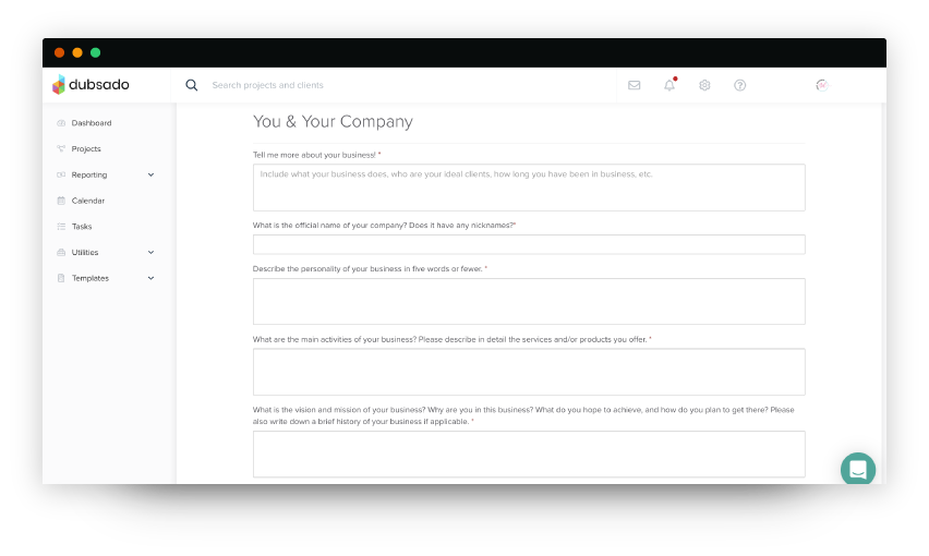 Your Designer Ash - Brand Questionnaire