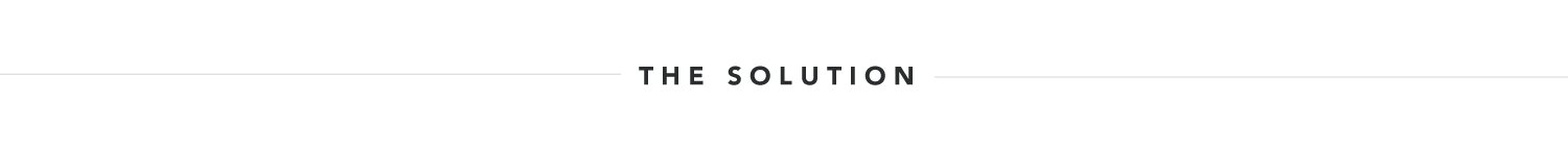 The Solution