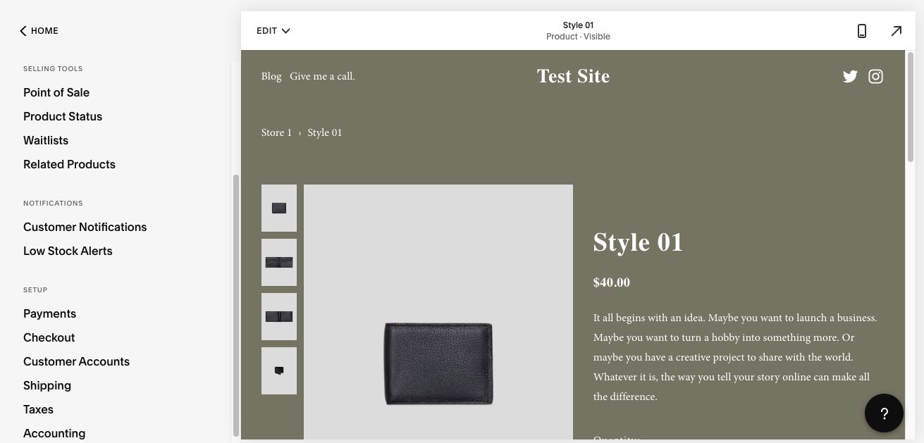 Squarespace ecommerce tools